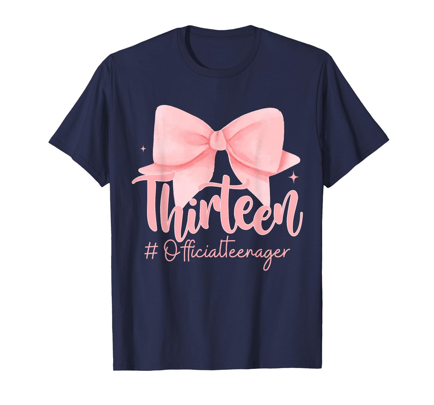 Thirteen Official Teenager Coquette 13th Birthday Girl Teen T-Shirt