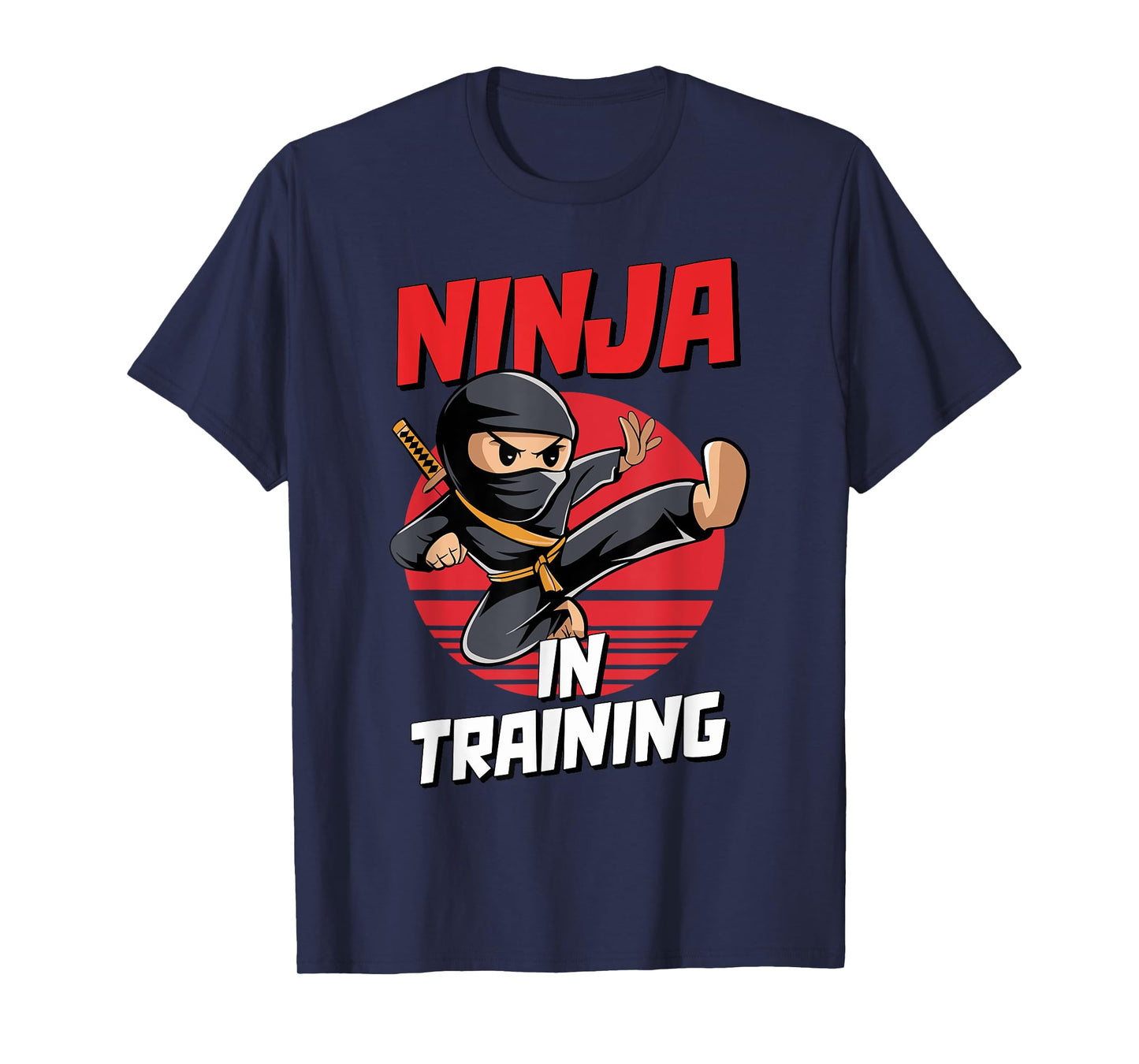 Ninja In Training Costume Party Warrior Boys Girls Kids T-Shirt