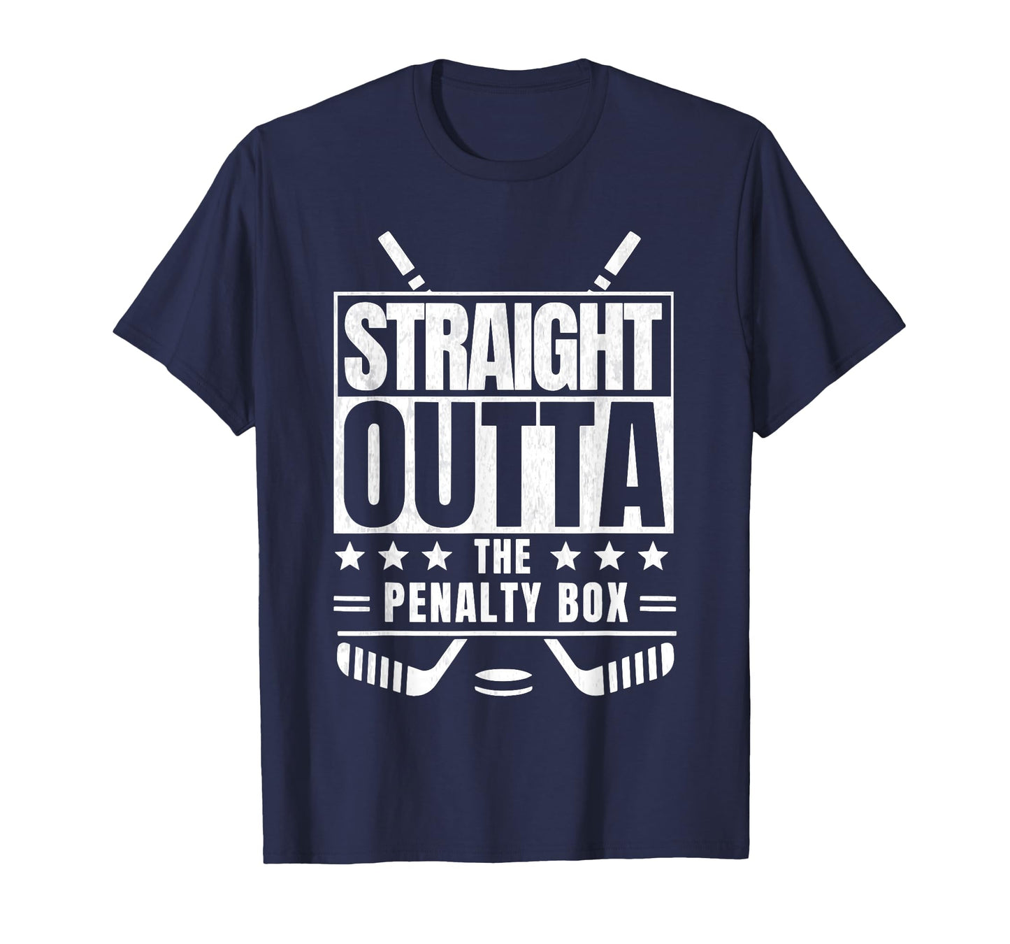 youth straight outta the penalty box kids funny boys & girls T-Shirt