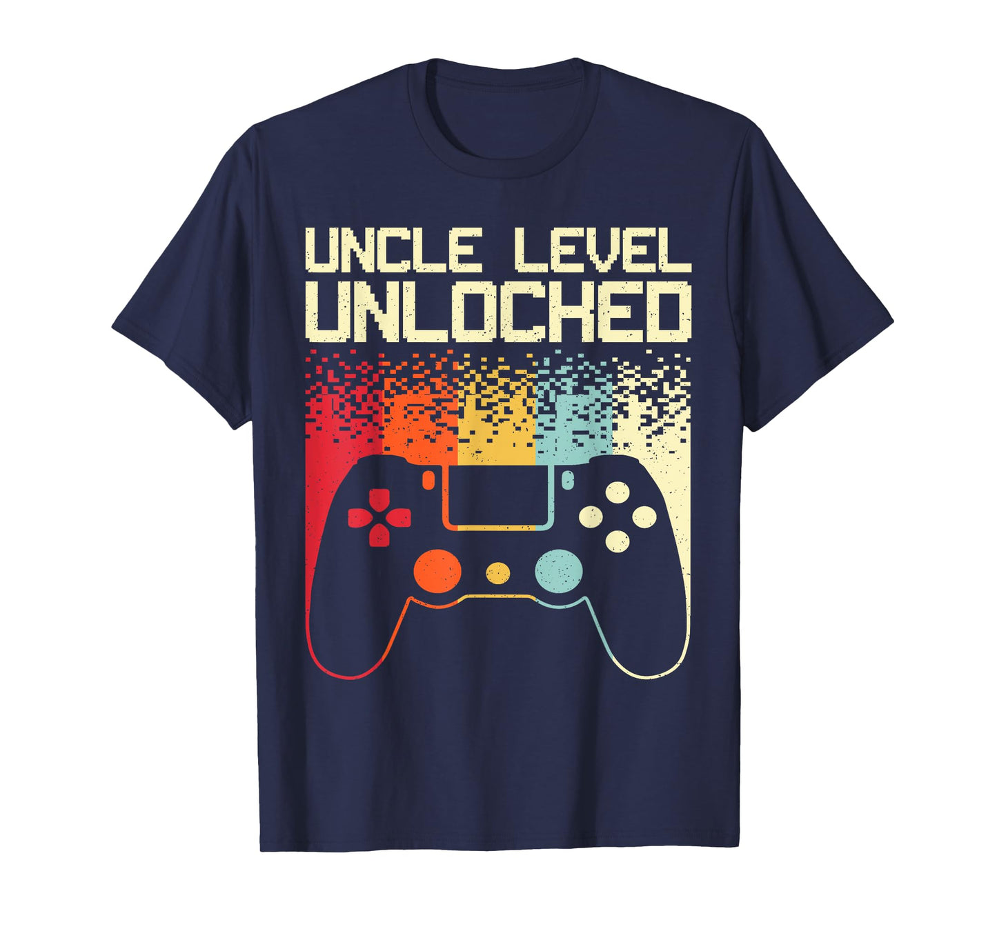 Gaming Uncle Art For Men Video Gamer First Time Uncle To Be T-Shirt