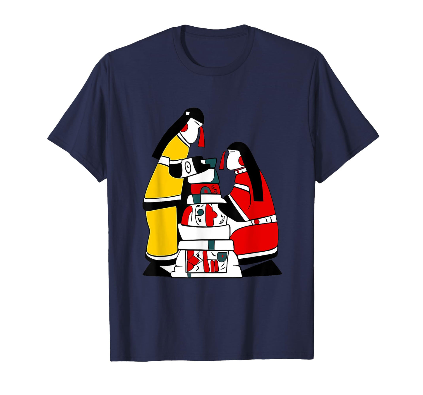 Inukshuks Human Figure Native Inuit Style T-Shirt