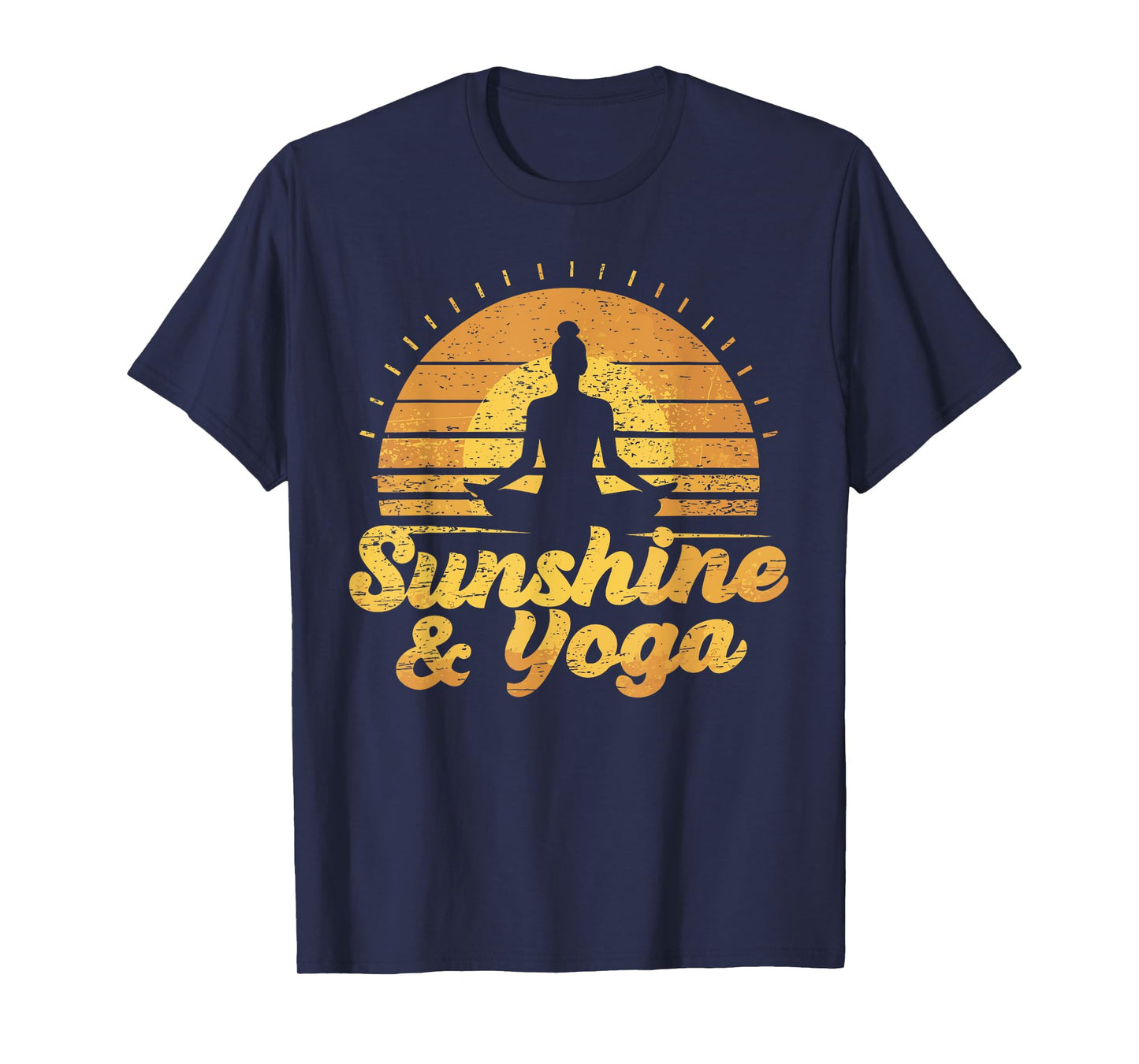 Sunshine & Yoga Shirt for Yoga Practicioner | Summer Yoga T-Shirt for Men Women Kids