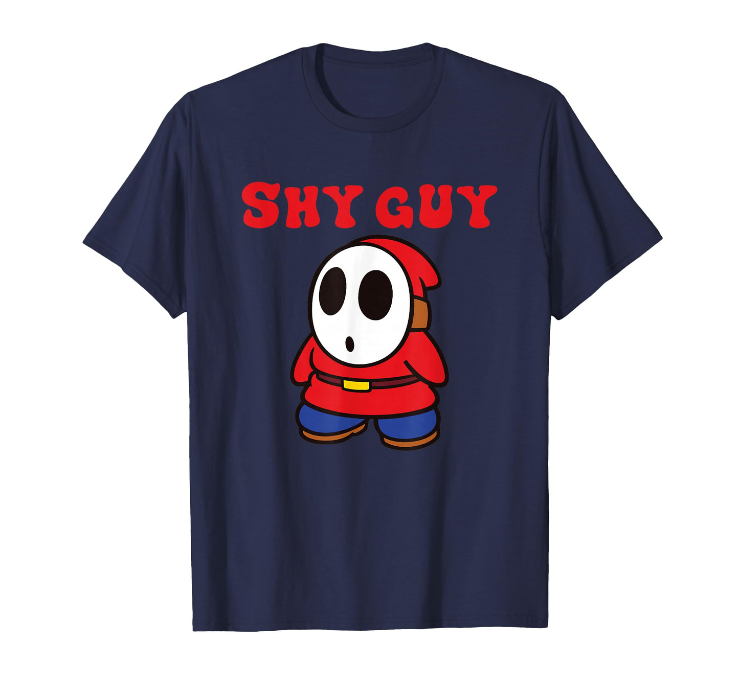 Super Mario Bros Shy Guy Simple Retro Nintendo Icon T-Shirt