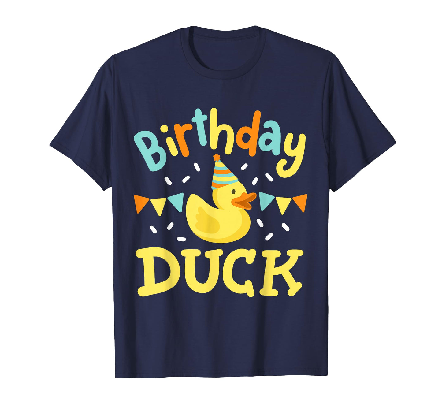 Birthday Duck Kids Girls Boys Rubber Duck Bday Party Family T-Shirt