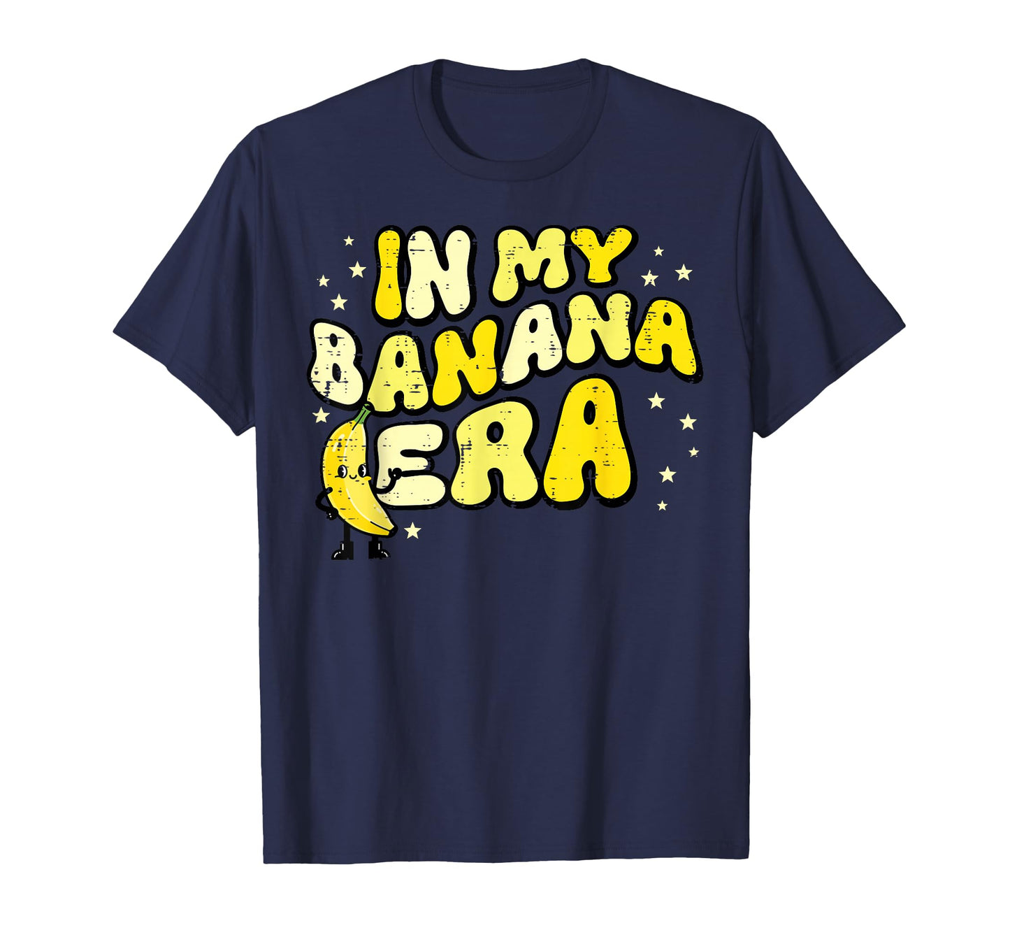in My Banana Era Groovy Funny Fruit Food Meme Women Men Kids T-Shirt