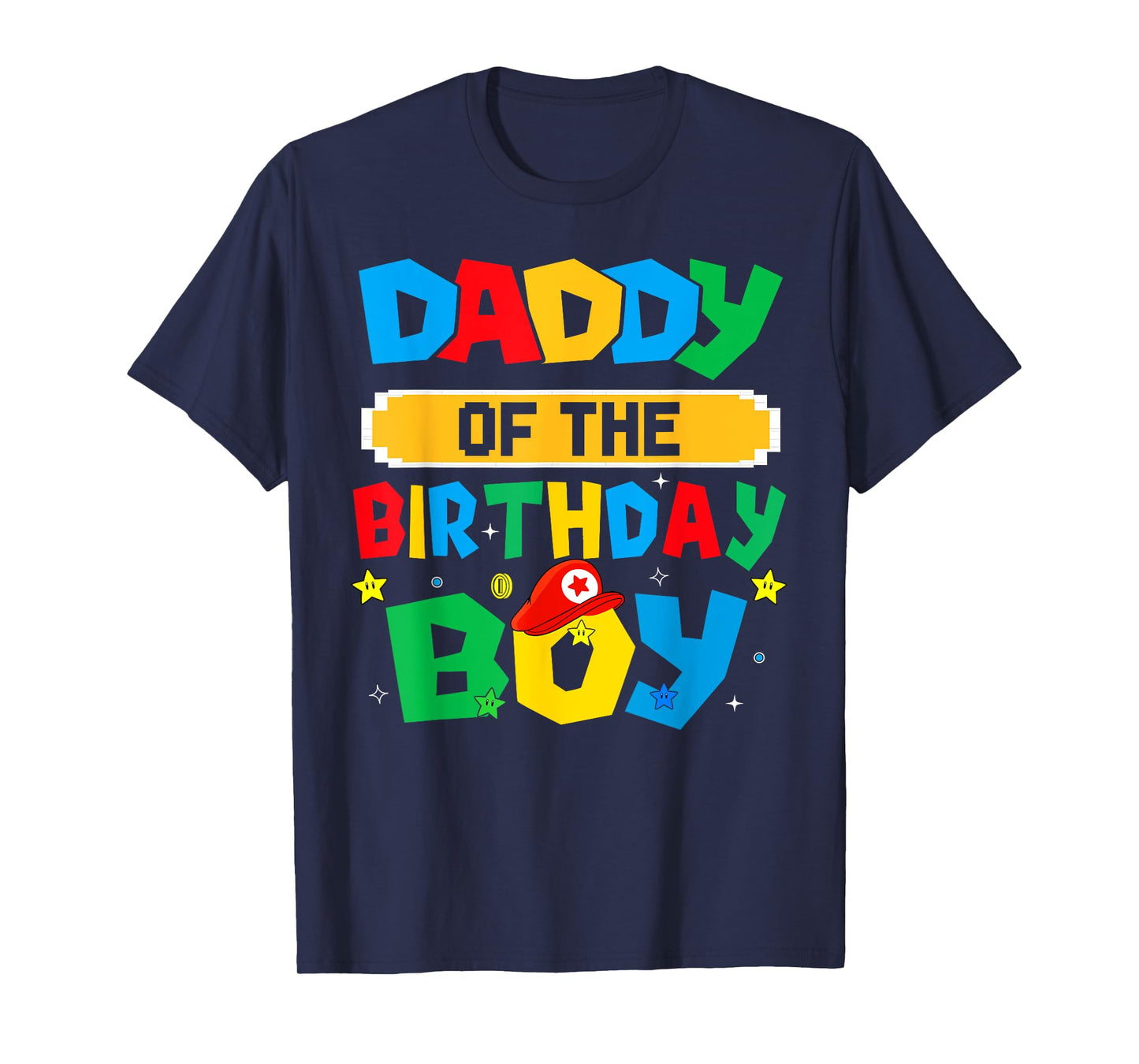 Daddy Of The Birthday Boy Game Video Gaming Matching Family T-Shirt