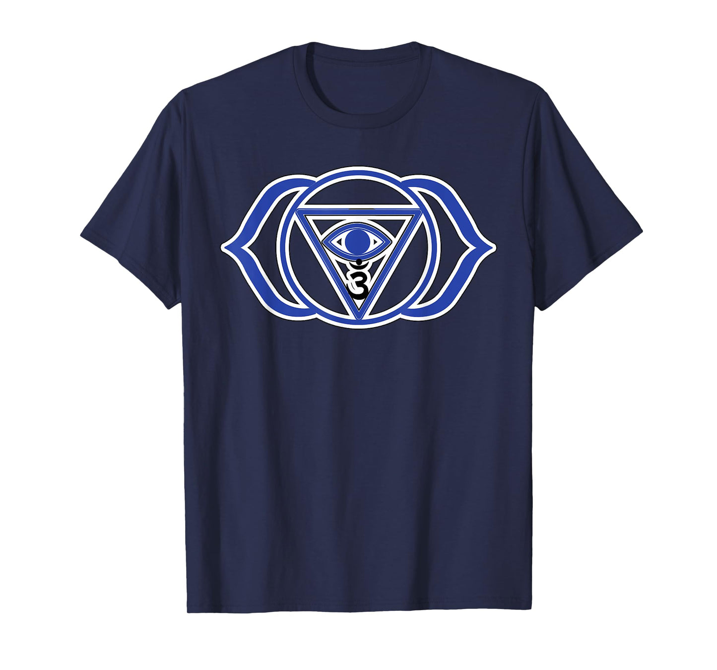 Yoga Ajna Awareness Third Eye Blue Chakra T-Shirt