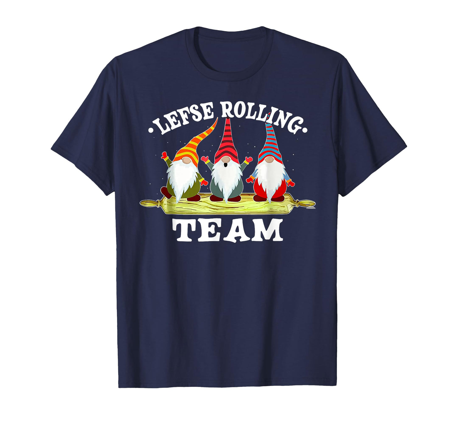 Gnome Lefse Rolling Team T-Shirt