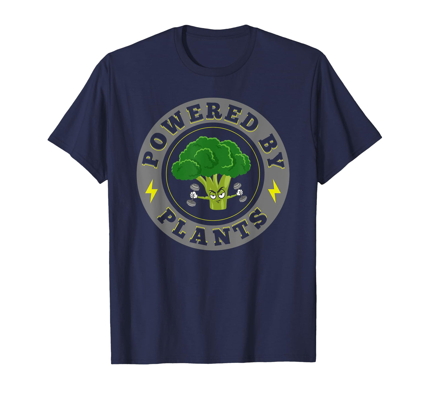 Powered By Plants Funny Vegan Plant Power T Shirt Men Women