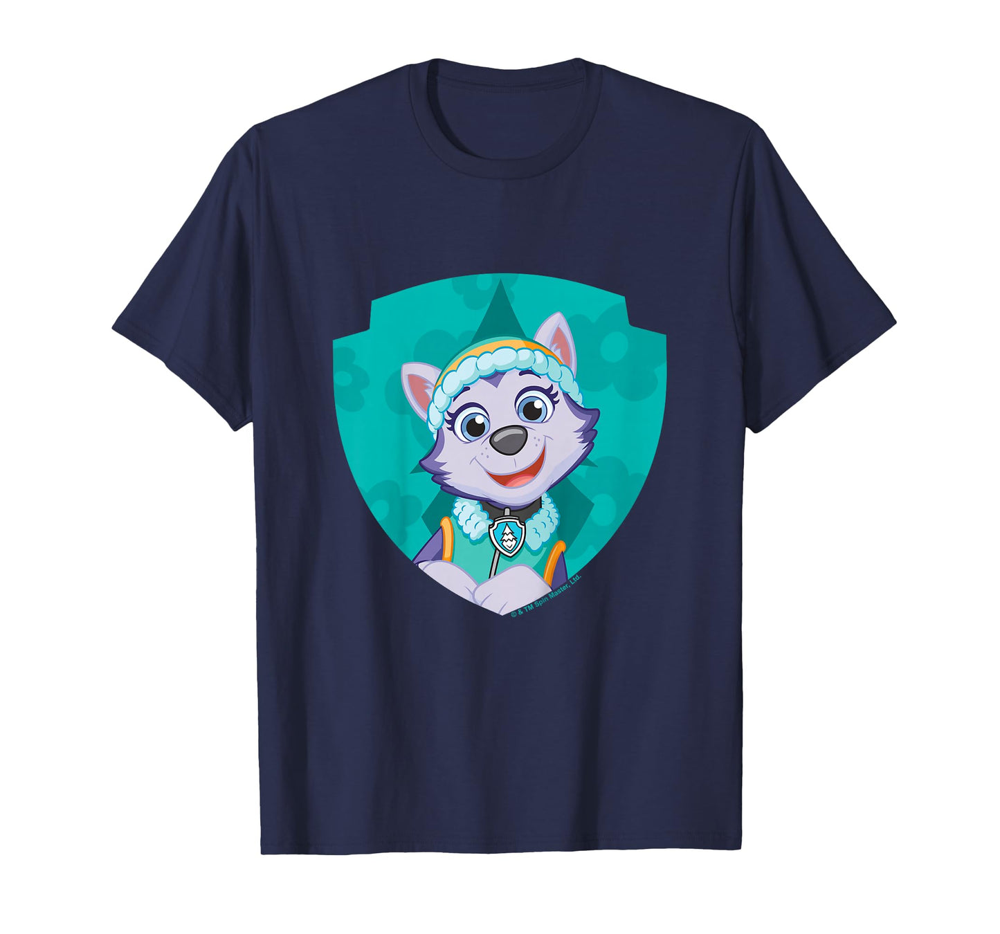 PAW Patrol Everest Big Chest Shield Emblem T-Shirt