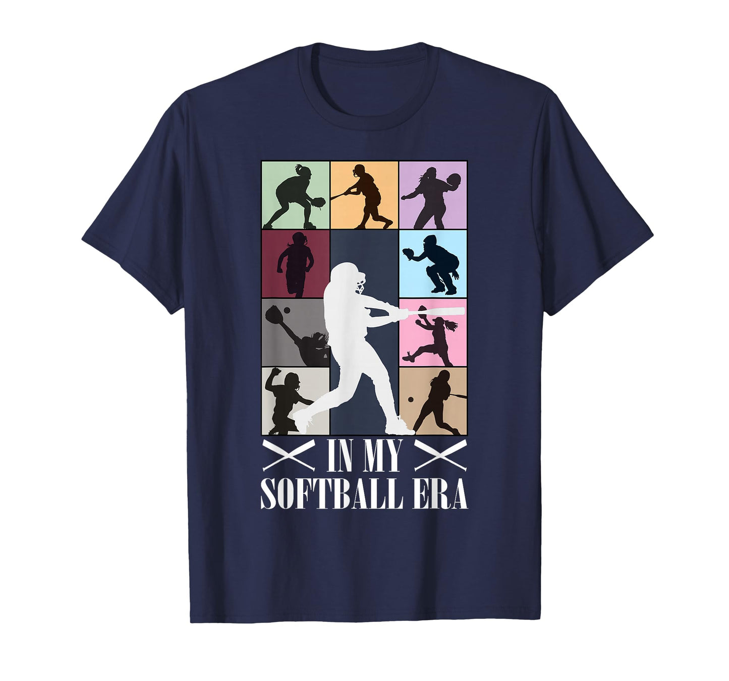In My Softball Era Funny Softball Girl Player Lover T-Shirt