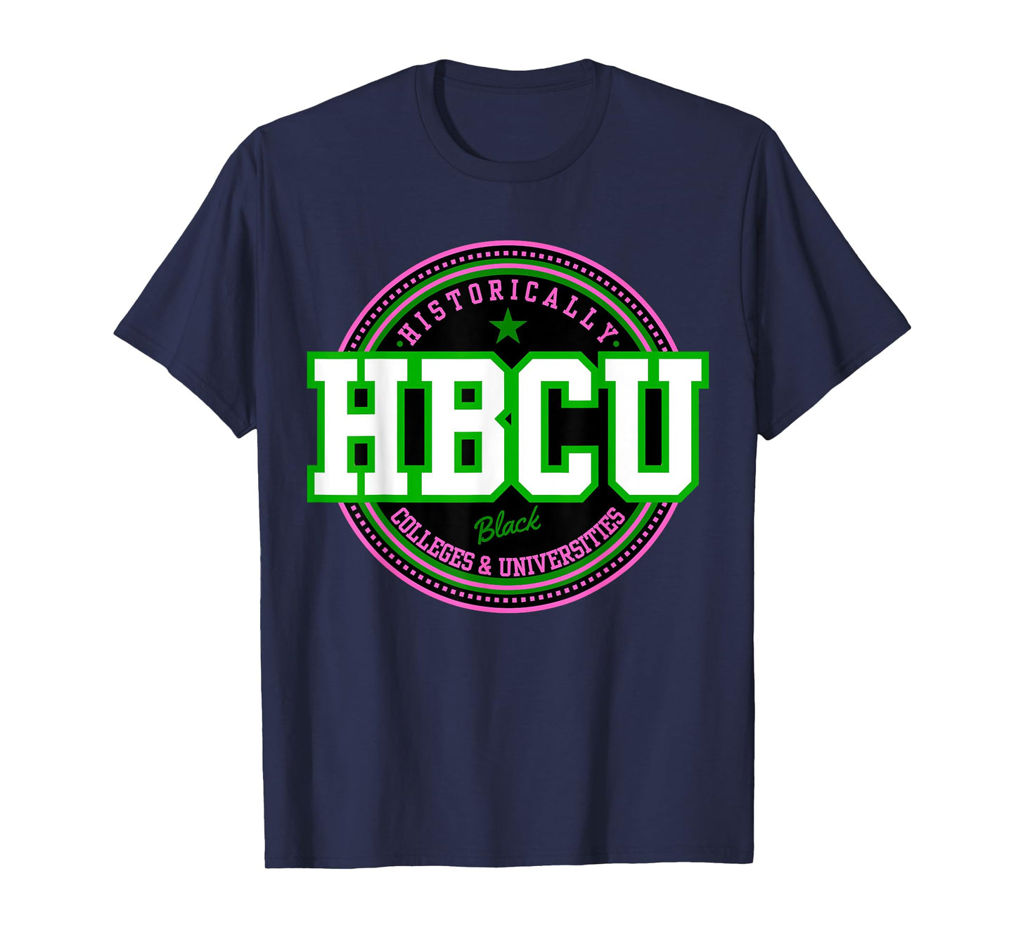 HBCU Pink And Green Historically Black College University T-Shirt