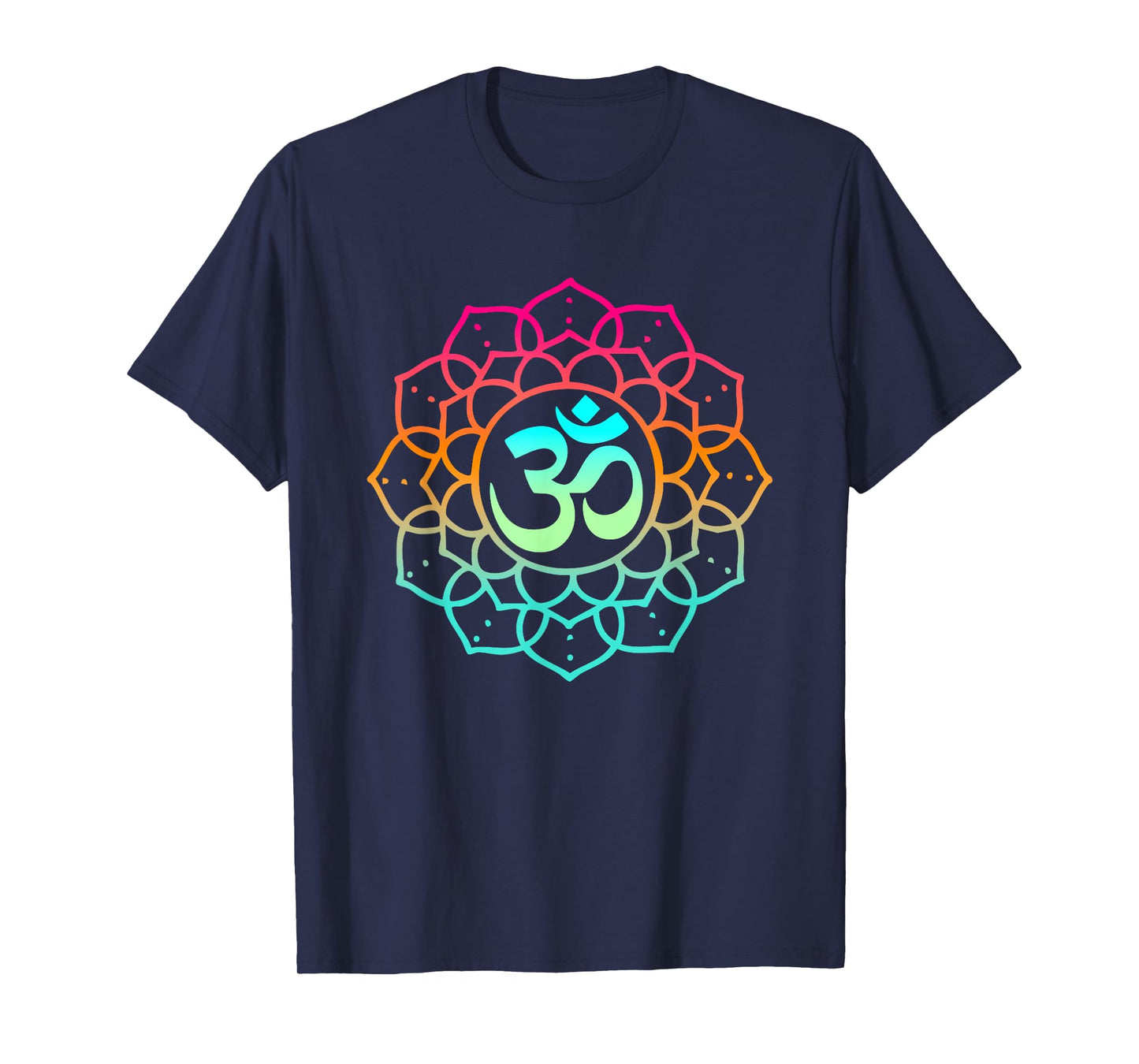 Om Mandala Spiritual Zen Yoga Buddhist Meditate Mindfulness T-Shirt