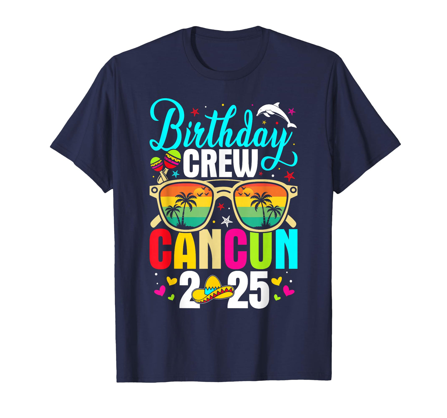 Mexico Cancun Birthday Boy Trip Vacation 2025 Matching Group T-Shirt