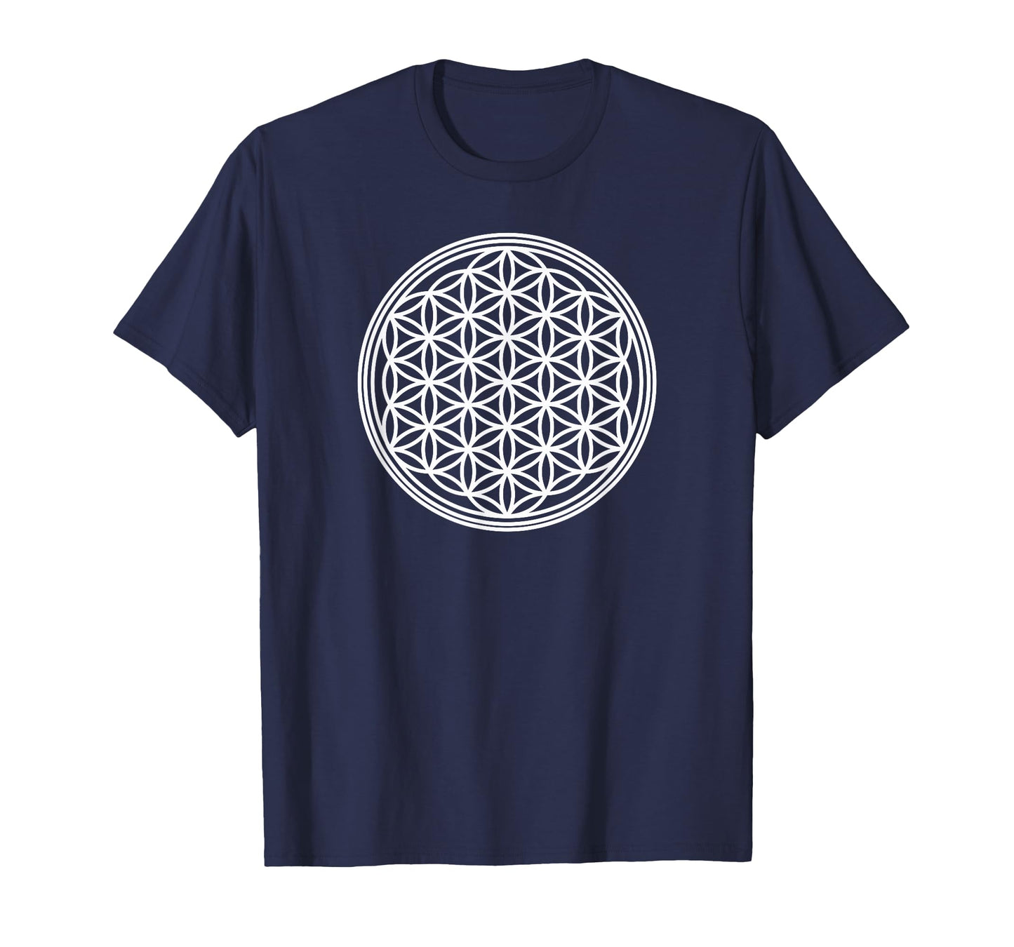 Flower of Life Sacred Geometry Symbol Yoga Meditation T-Shirt
