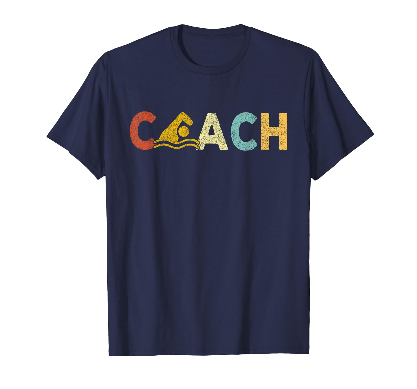 Vintage Swim Coach Swimming Coach Swim Teacher Swimmer Retro Men Women T-Shirt