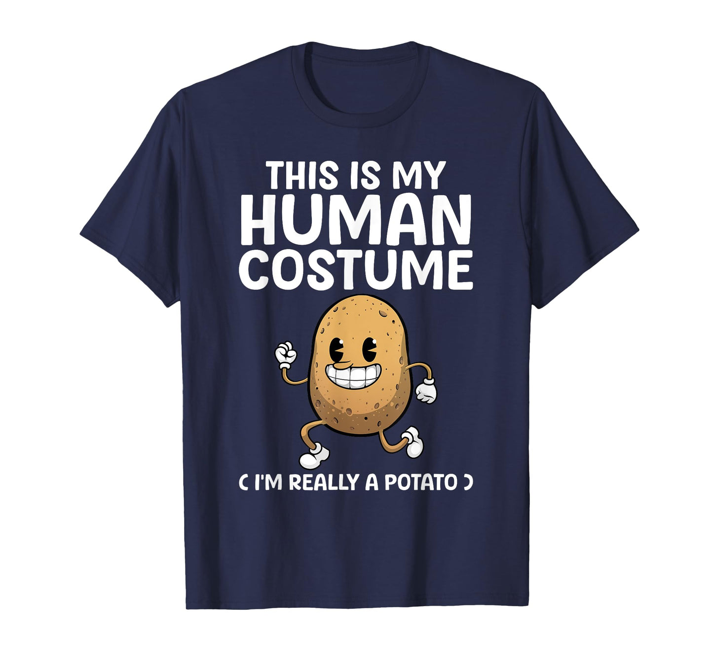 Funny Potato Costume For Men Women Kids Adult Potato Novelty T-Shirt