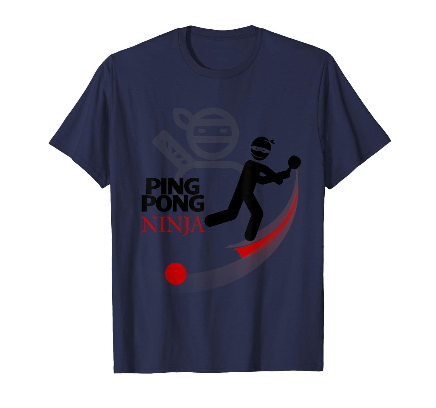 Ping Pong Ninja Cool Funny Table Tennis Player Gift T-Shirt