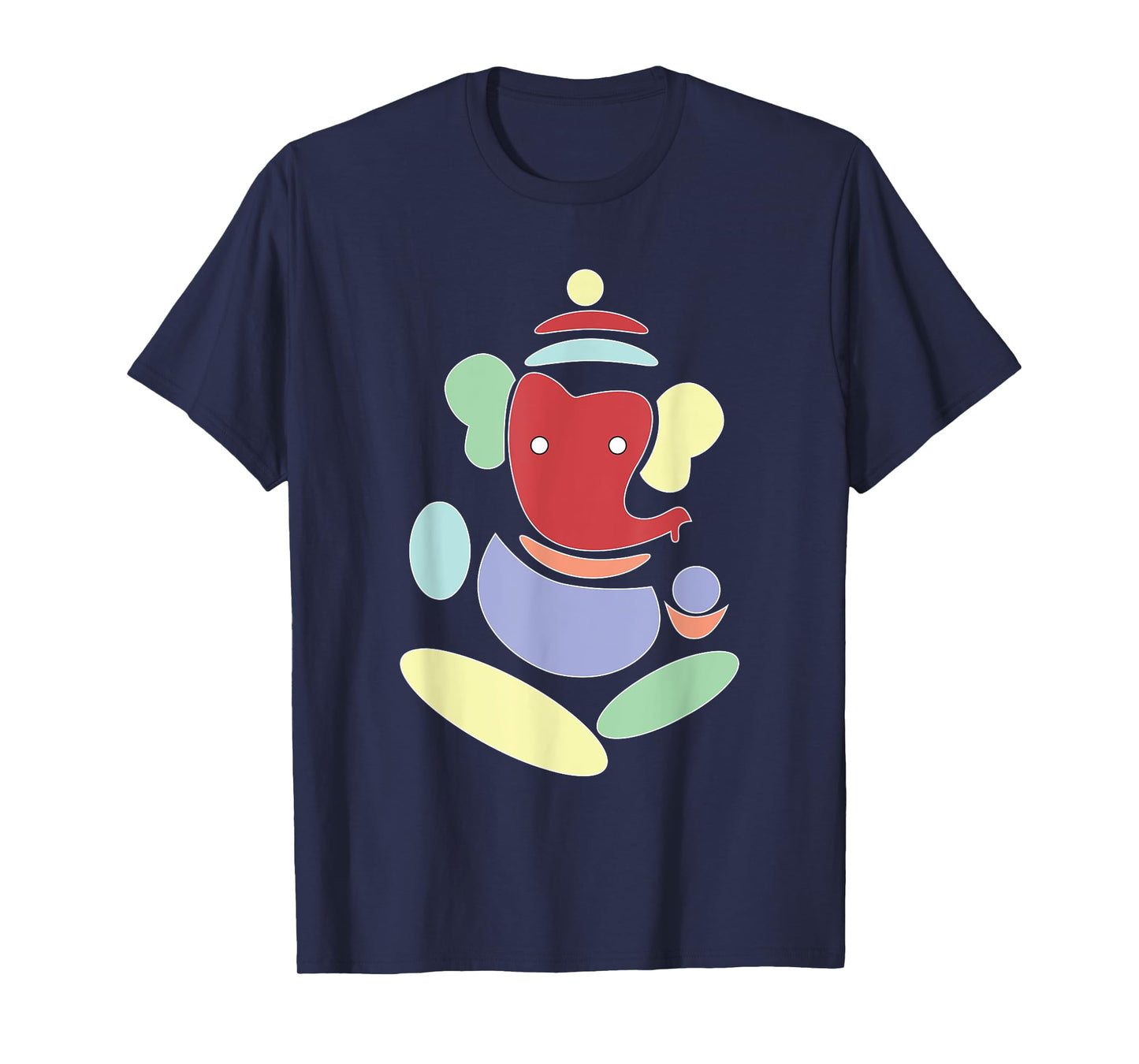 Abstract Art Hindu Elephant God Ganesha Ganpati T-shirt