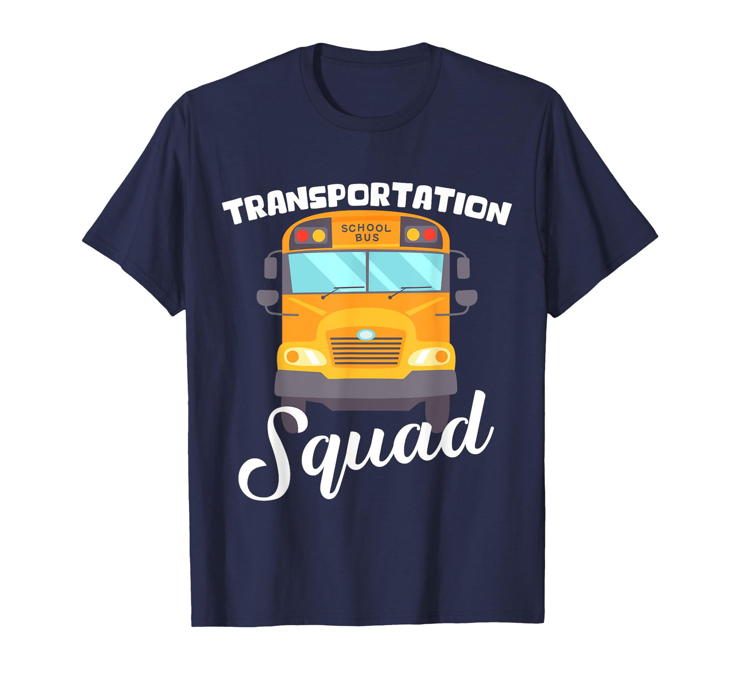 Transportation Squad Back to School Bus Driver Monitor Aide T-Shirt