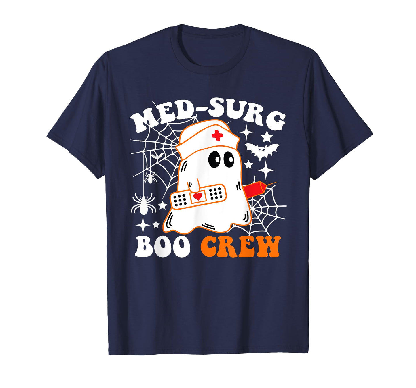 Med-Surg Boo Crew Nurse Funny Halloween Costume T-Shirt