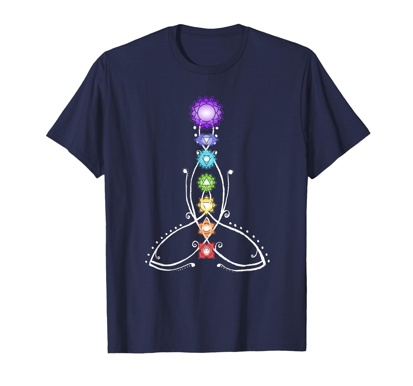 Spiritual Shirts for men and women & Yoga clothes Yoga Meditation Spiritual Body Energy Chakra T-Shirt