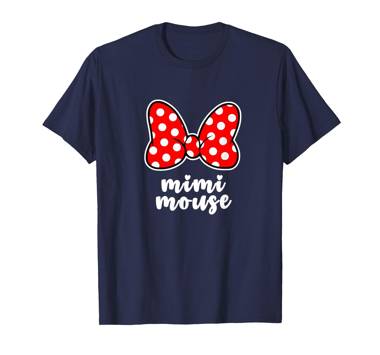 Womens Mimi Mouse Family Vacation Bow T-Shirt