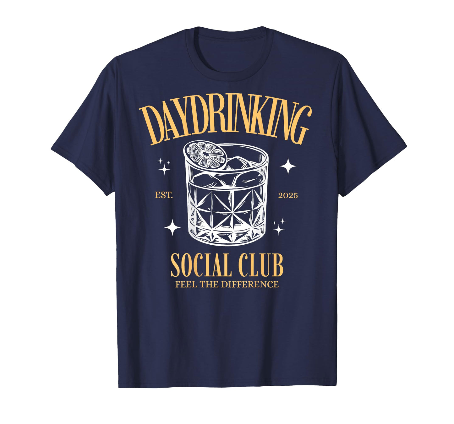 Daydrinking social club | Day Drinking Cocktail back print T-Shirt
