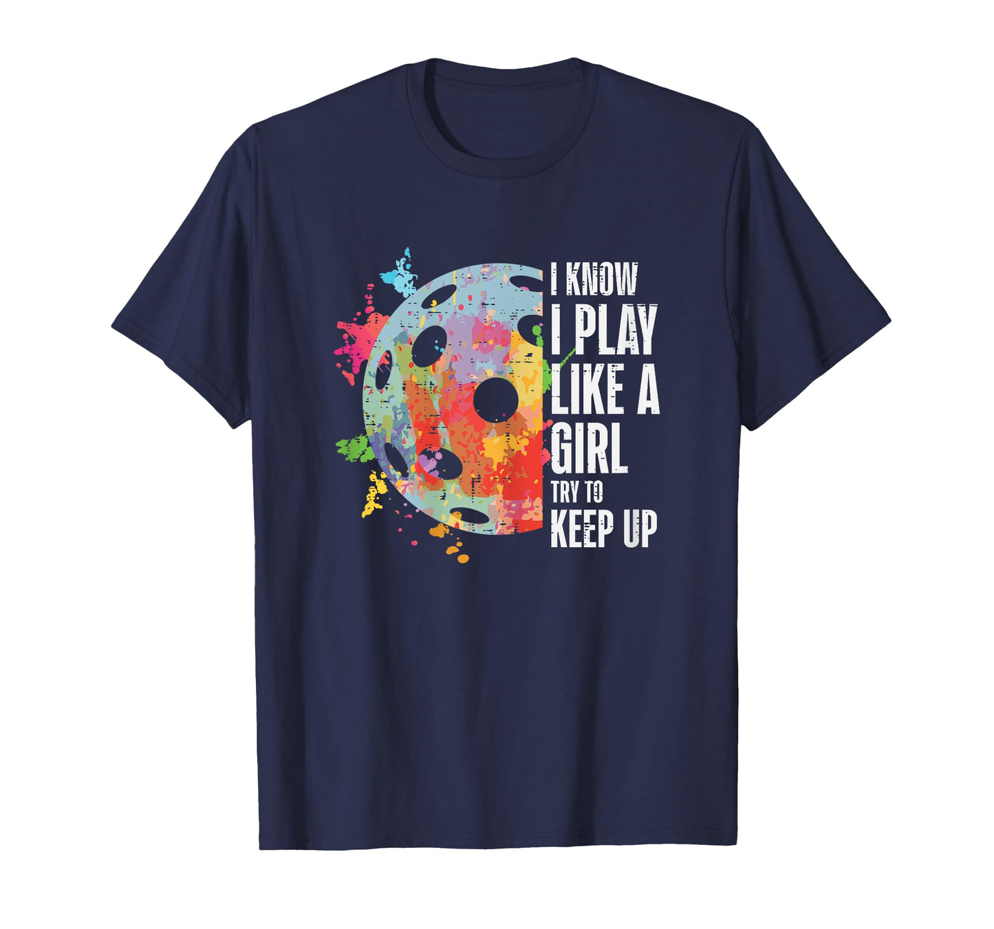 Pickle Ball I Play Like A Girl Pickleball Women Girls Kids T-Shirt