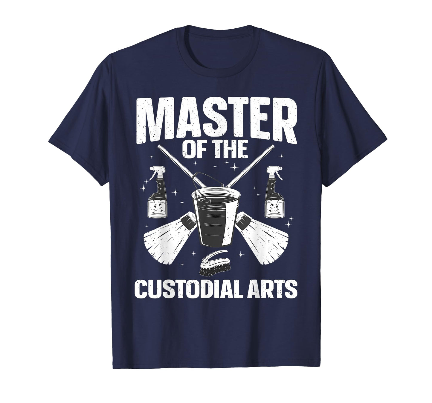 School Custodian Design For Men Women Cleaning Janitor T-Shirt