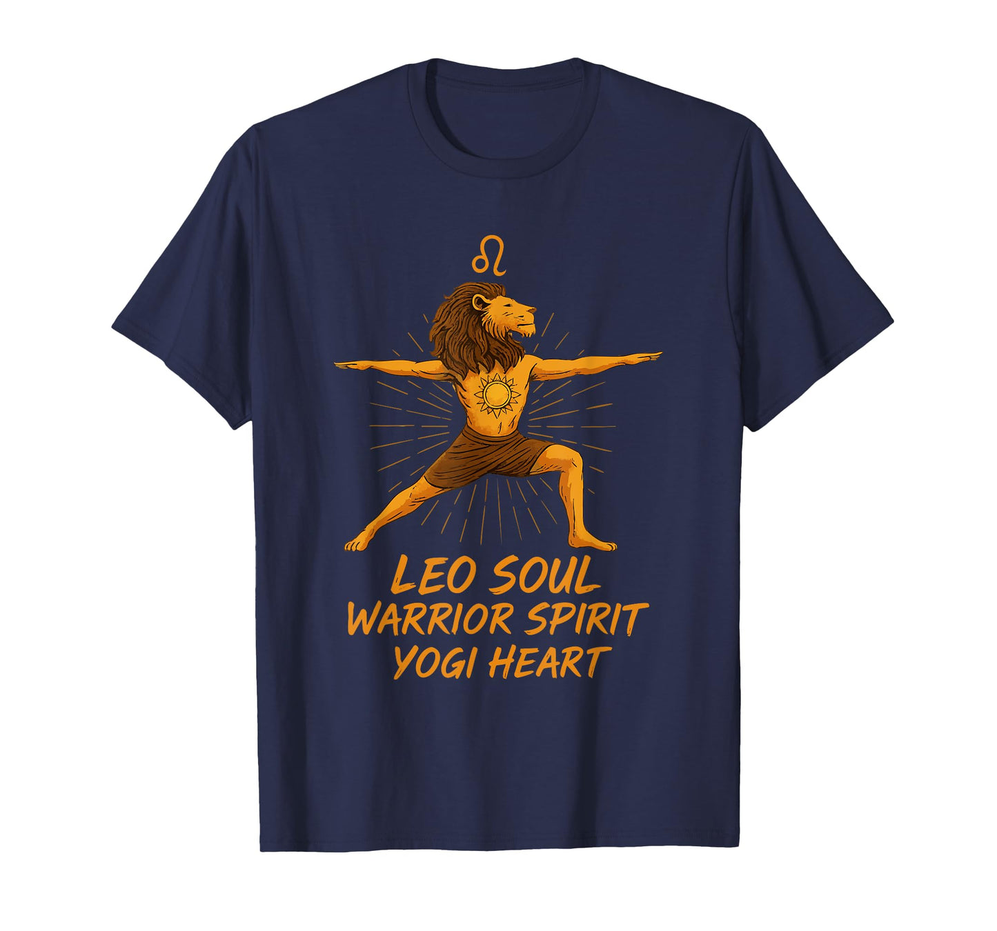 Lion Soul - Warrior Spirit Yogi Heart T-Shirt