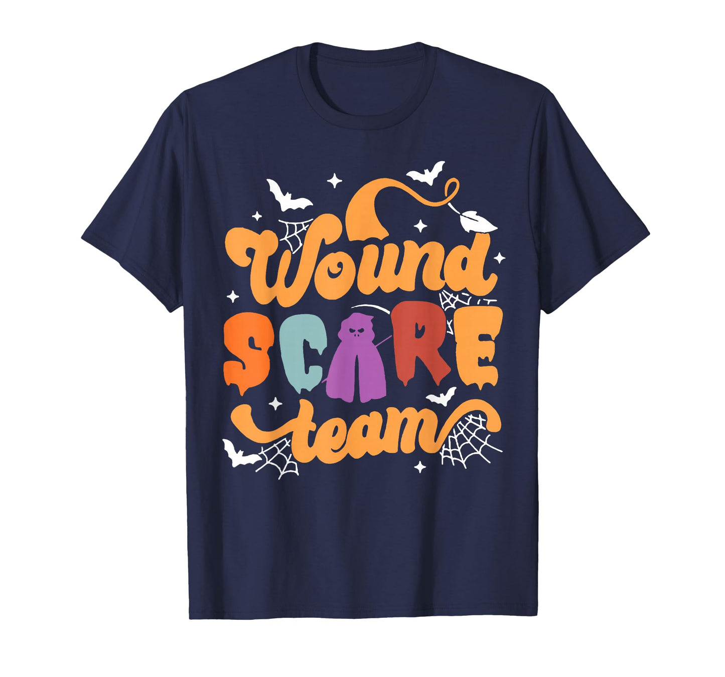 Wound Care Team Halloween Team Crew Nurse Practitioner Tee T-Shirt