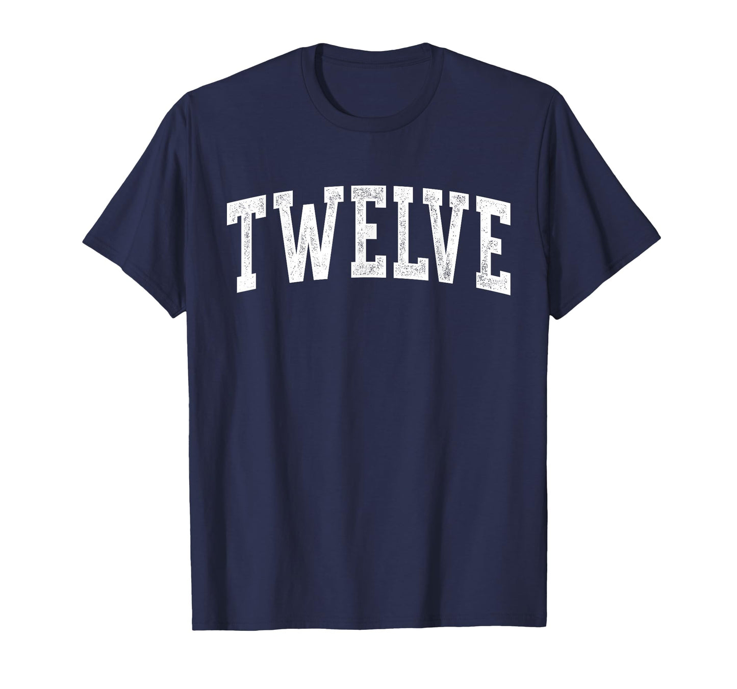 Twelve Minimalist 12th Birthday Design 12-Year-Old T-Shirt