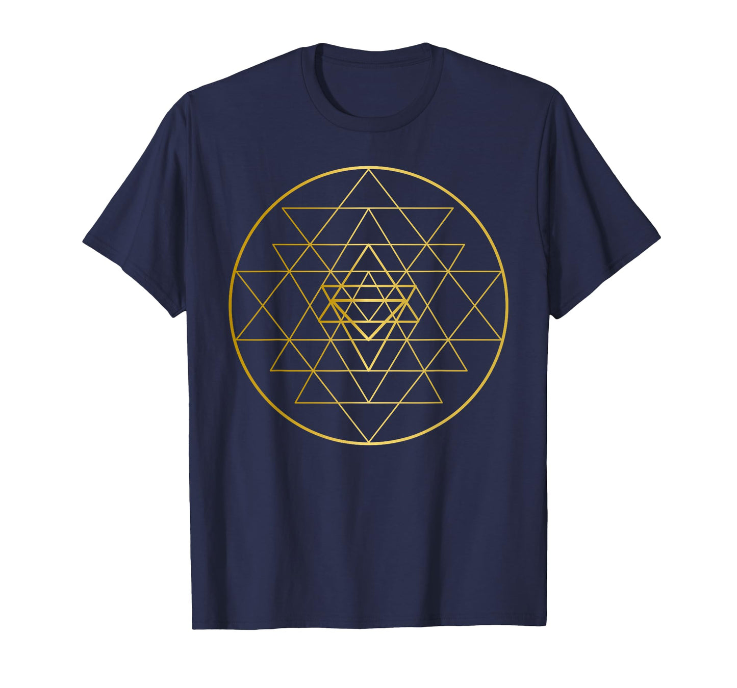 Sri Yantra Chakra Mantra Sacred Geometry Art T-Shirt