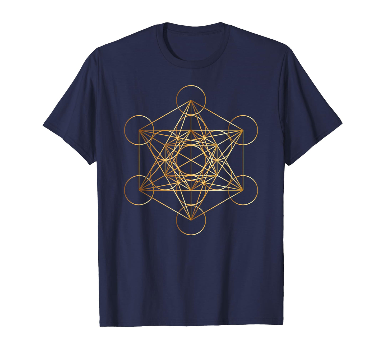 Metatron's Cube Sacred Geometry Symbol Mystical Esoteric Des T-Shirt