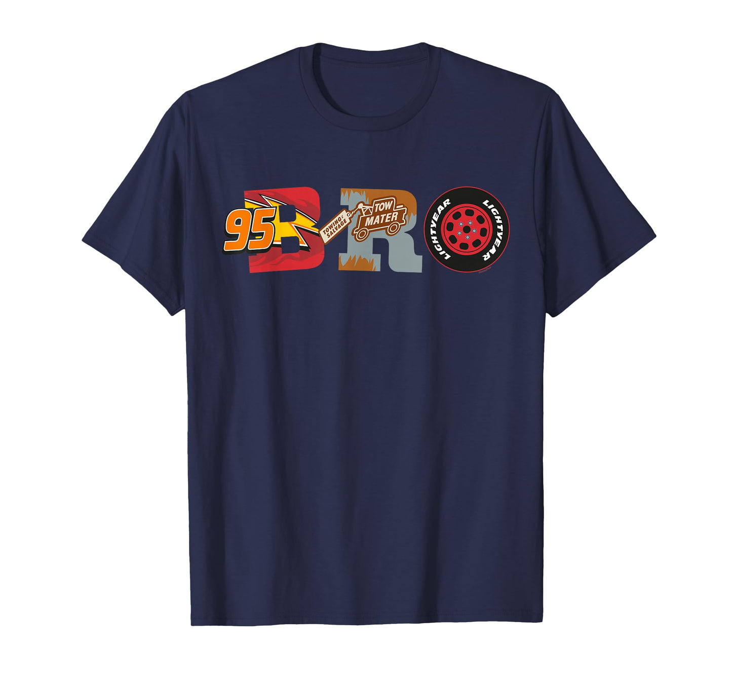 Disney & Pixar's Cars Bro Brother Family Trip Matching T-Shirt
