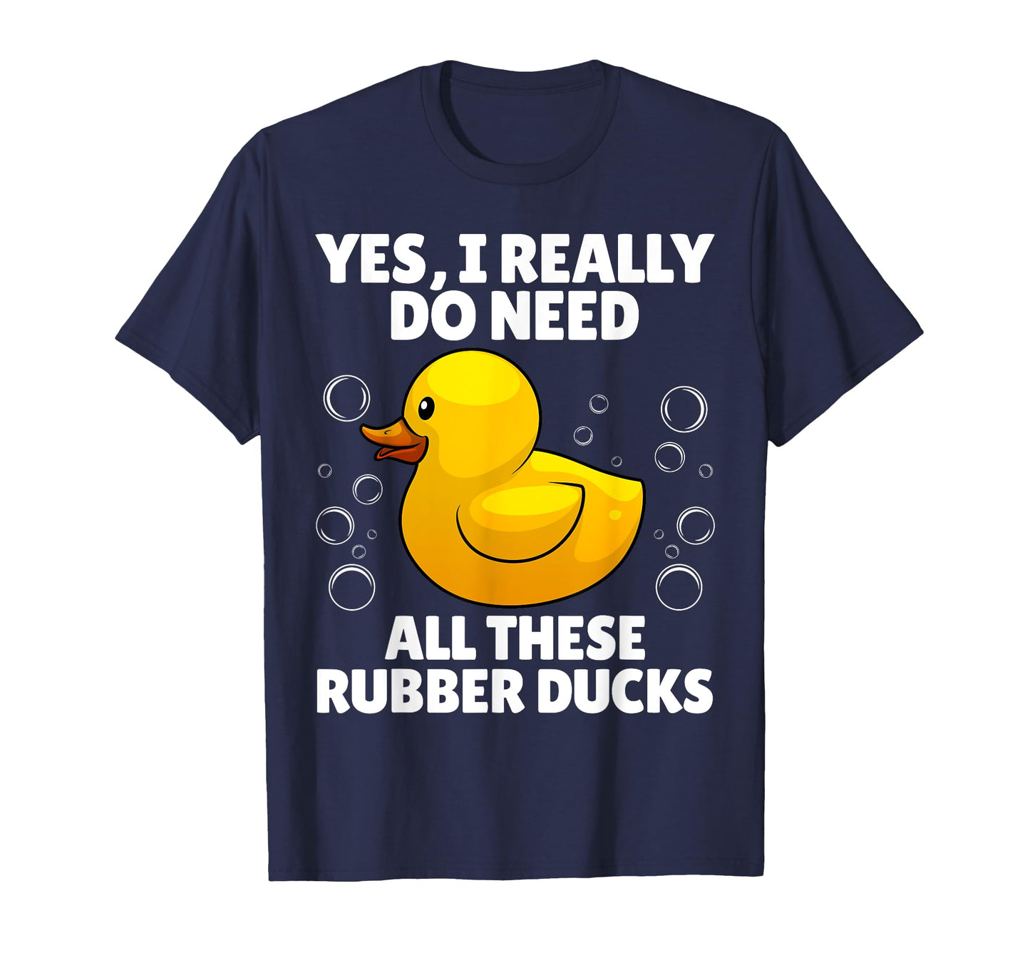 Rubber Duck Art For Men Women Yellow Rubber Ducky Duck Lover T-Shirt