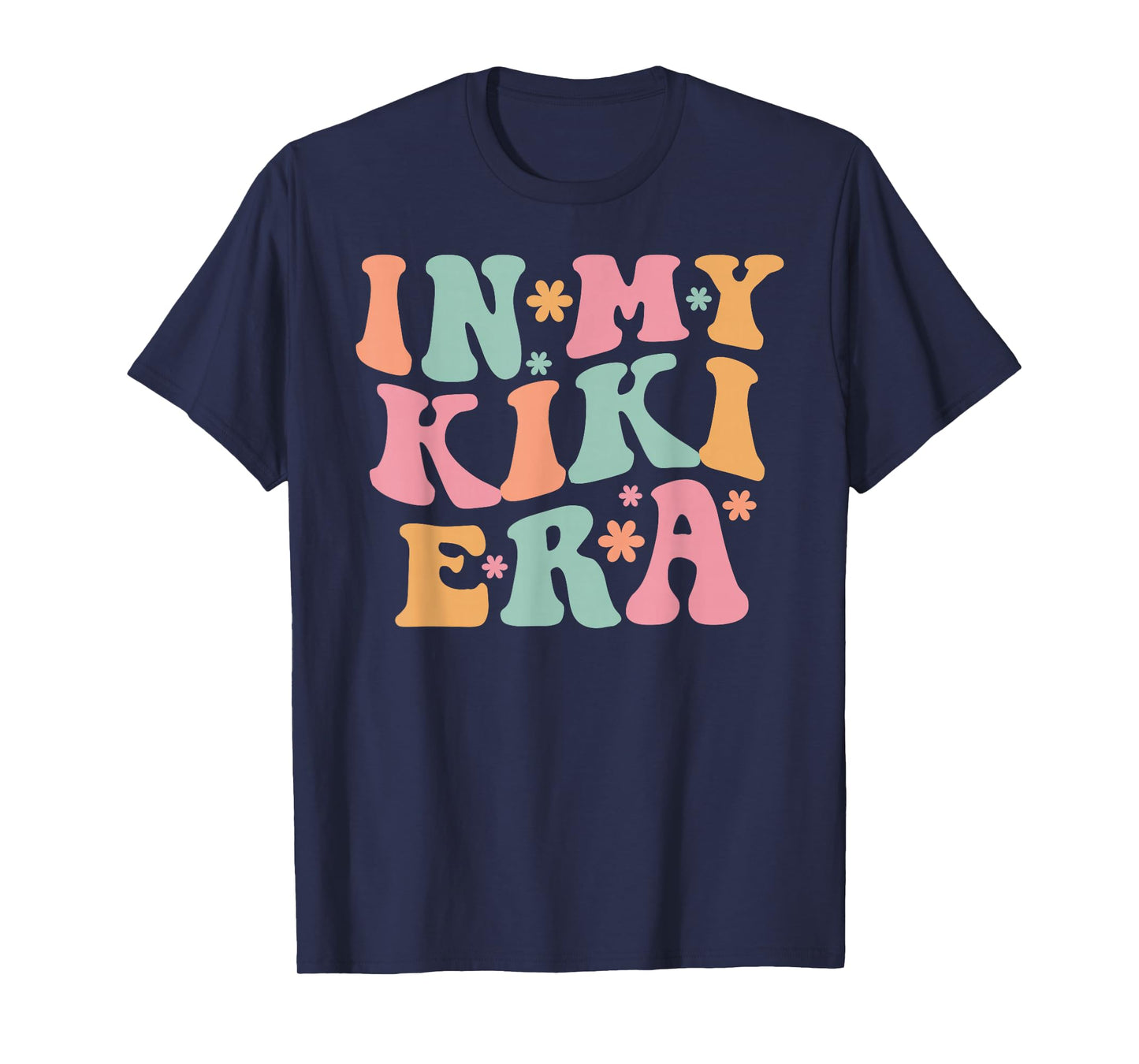 Retro Groovy In My Kiki Era Happy Mother's Day T-Shirt