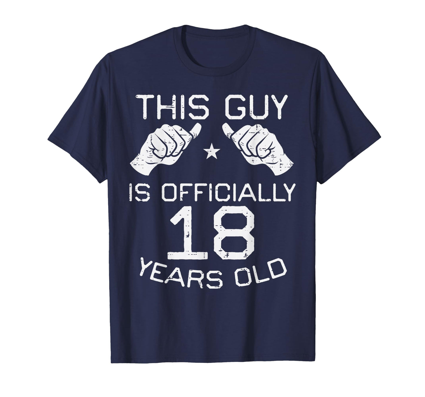 This Guy Officially 18 Years Old 18th Birthday Men Boys T-Shirt