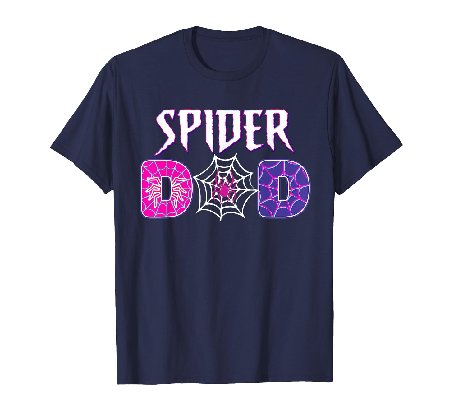 Funny Spider Dad Matching Family Birthday Father's Day T-Shirt