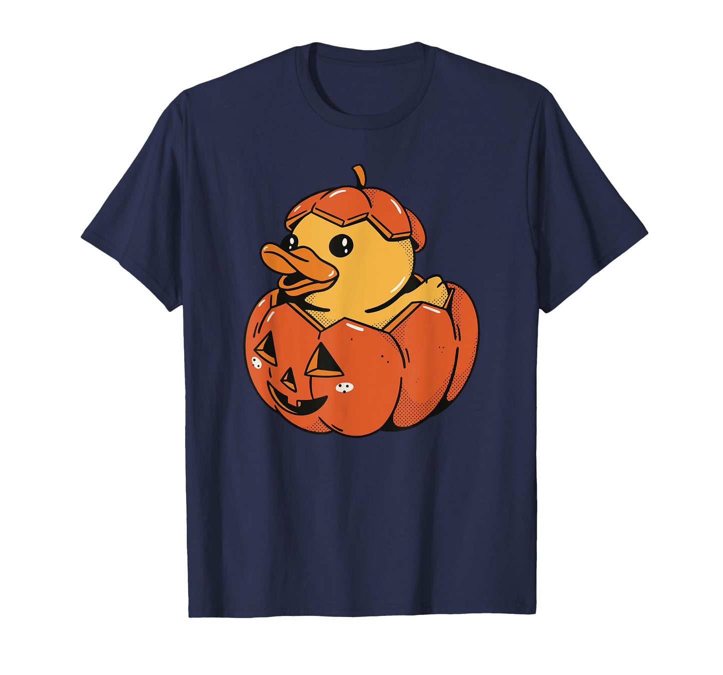 Rubber Duck Pumpkin - Funny Halloween T-Shirt