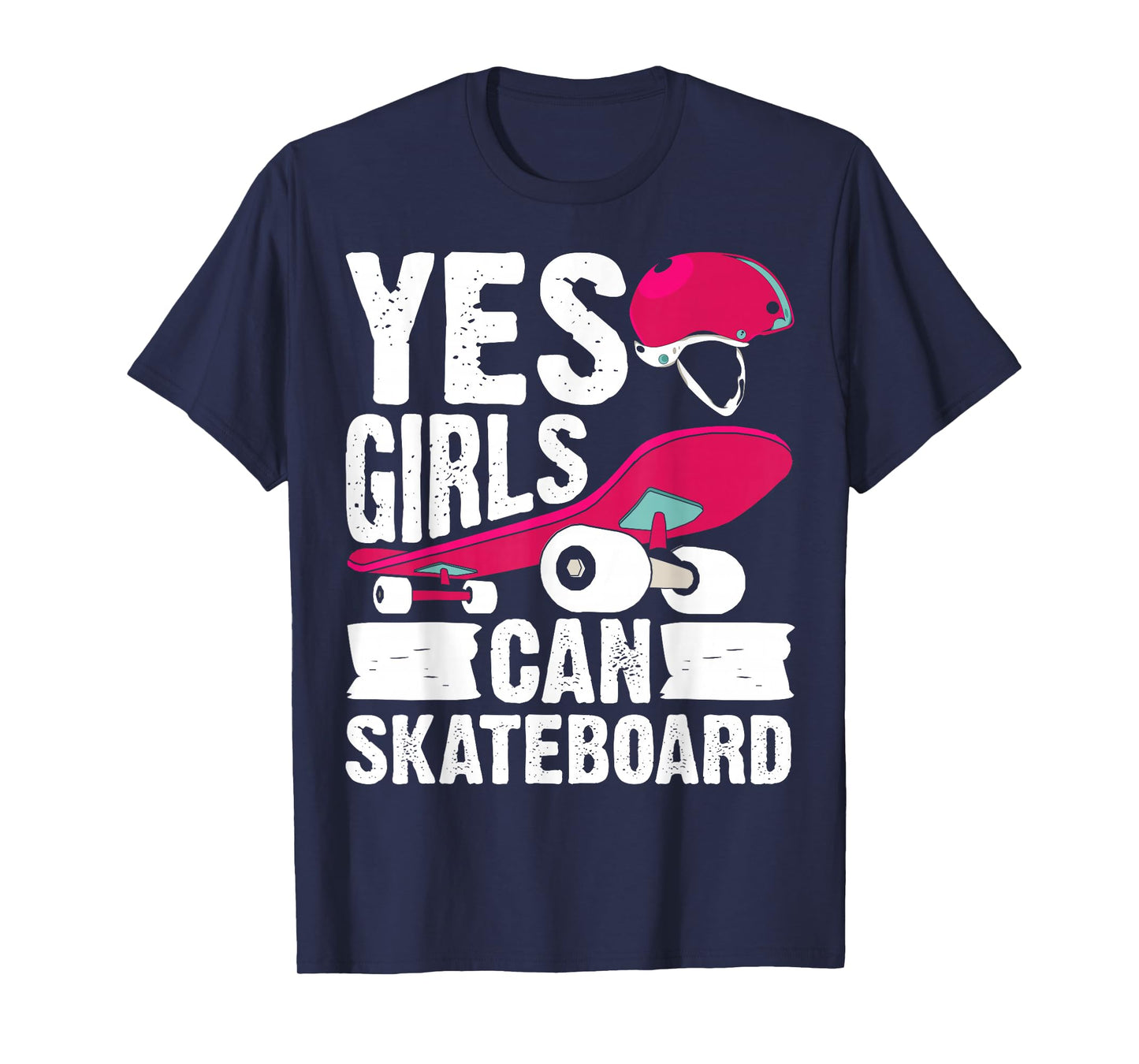 Skateboarding Design for Girls Women Skateboard Skateboarder T-Shirt