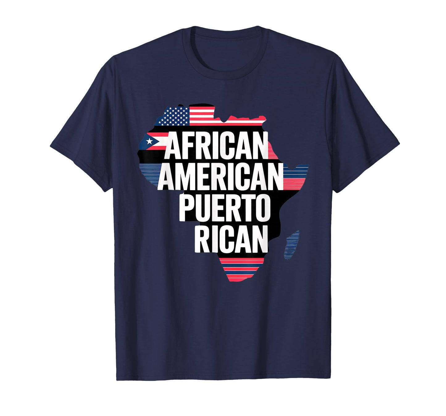 Afro Puerto Rican Half African American Half Puerto Rican T-Shirt