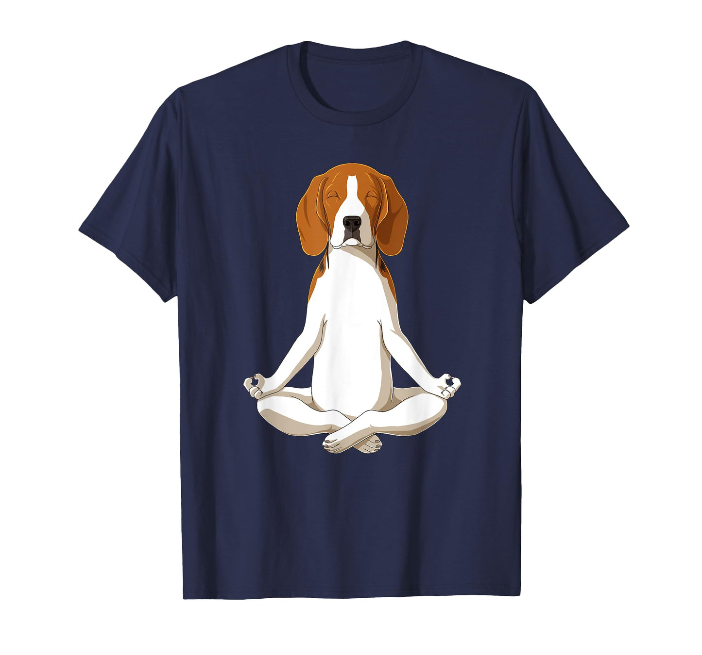 Yoga Dog Beagle Men Women T-Shirt