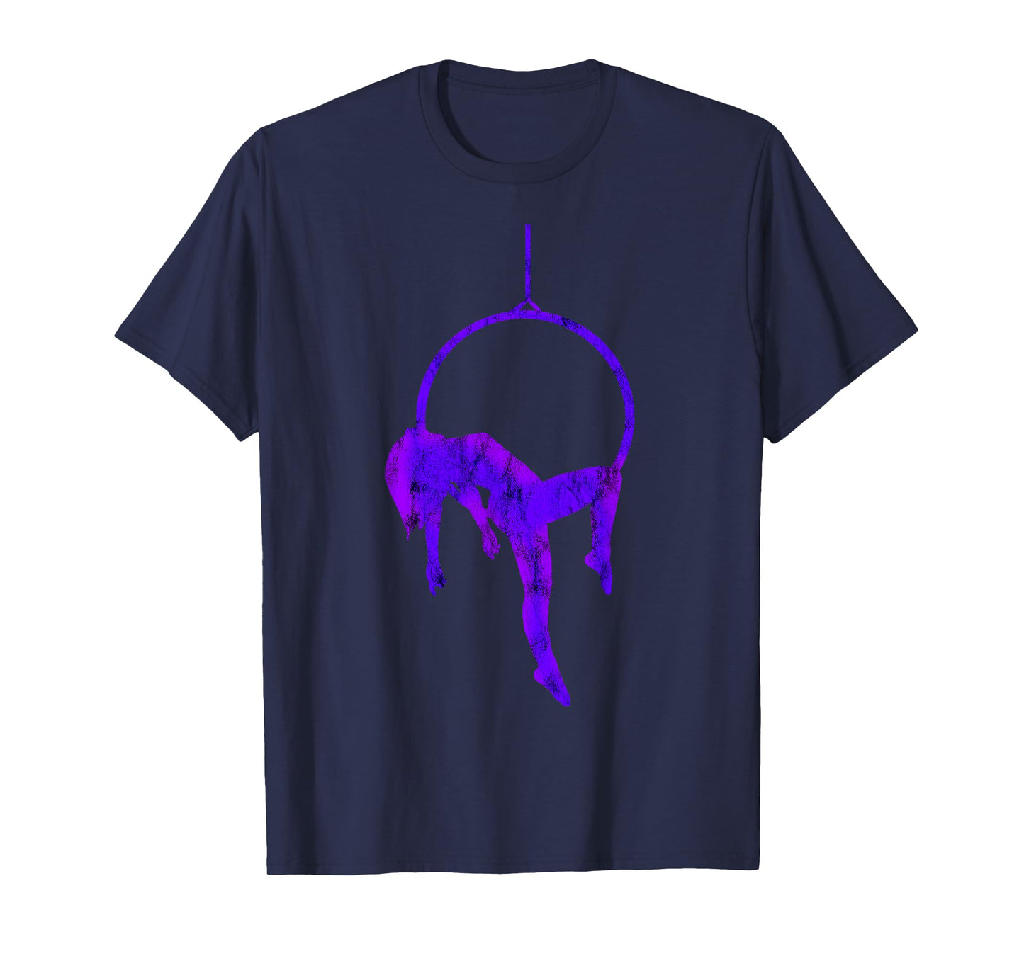 Hanging Aerialist Aerial Hoop Silk Circus Lyra Trapeze T-Shirt