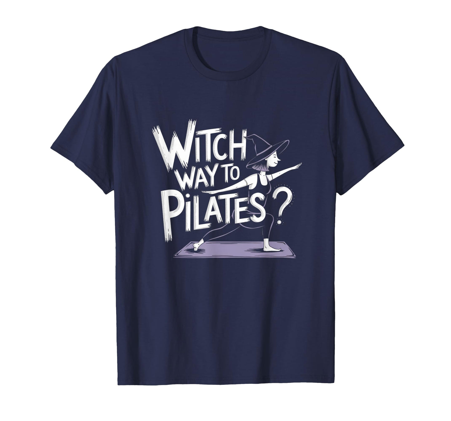 Witch Way to Pilates Funny Halloween Pilates Yoga Reformer T-Shirt