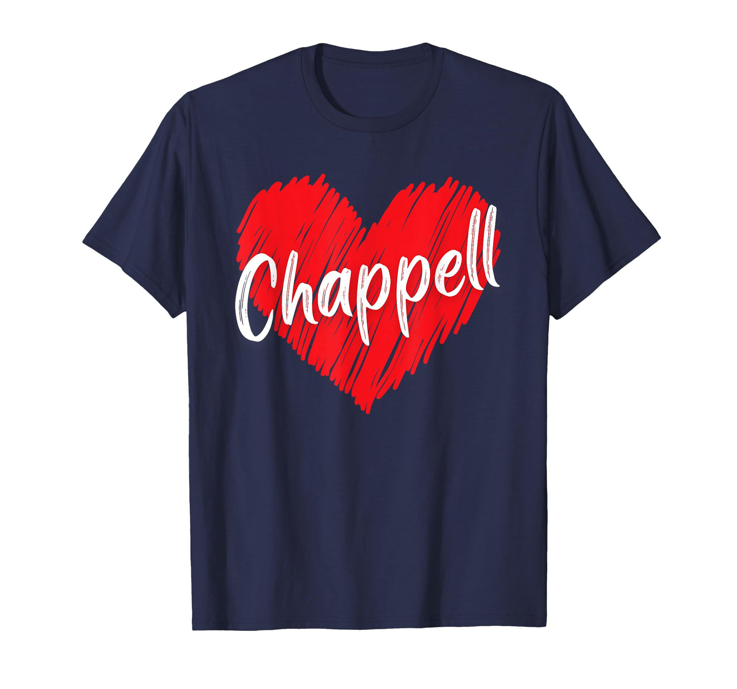 Chappell Personalized Name I Love Chappell Heart Vintage T-Shirt
