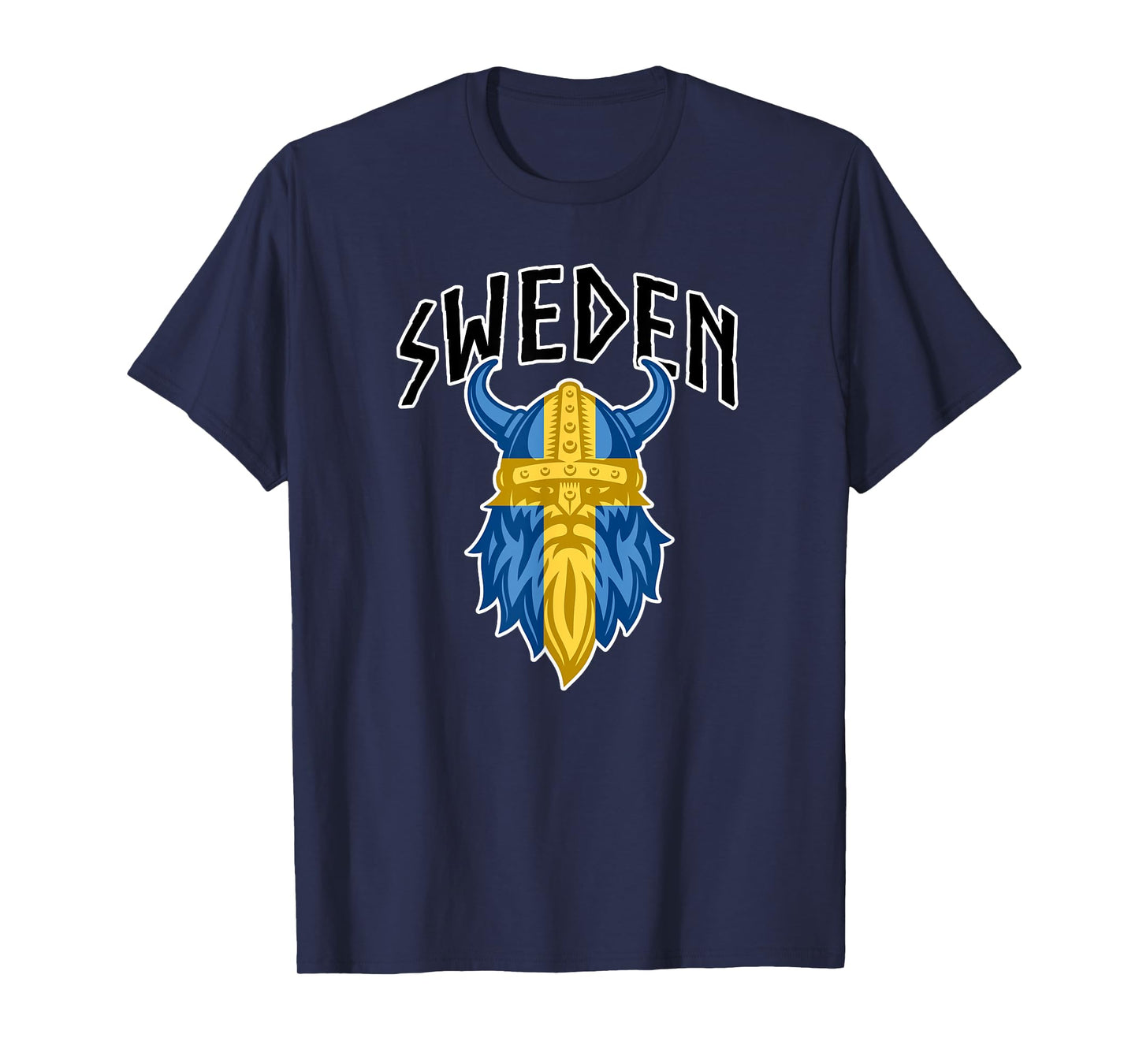 Sweden Swedish Sverige Flag Stockholm Scandinavia Nordic T-Shirt