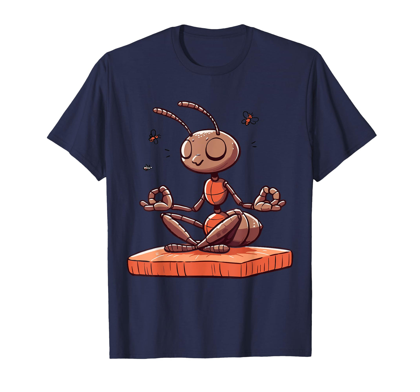 Meditation Ant Yoga Pose Relaxing Animal T-Shirt