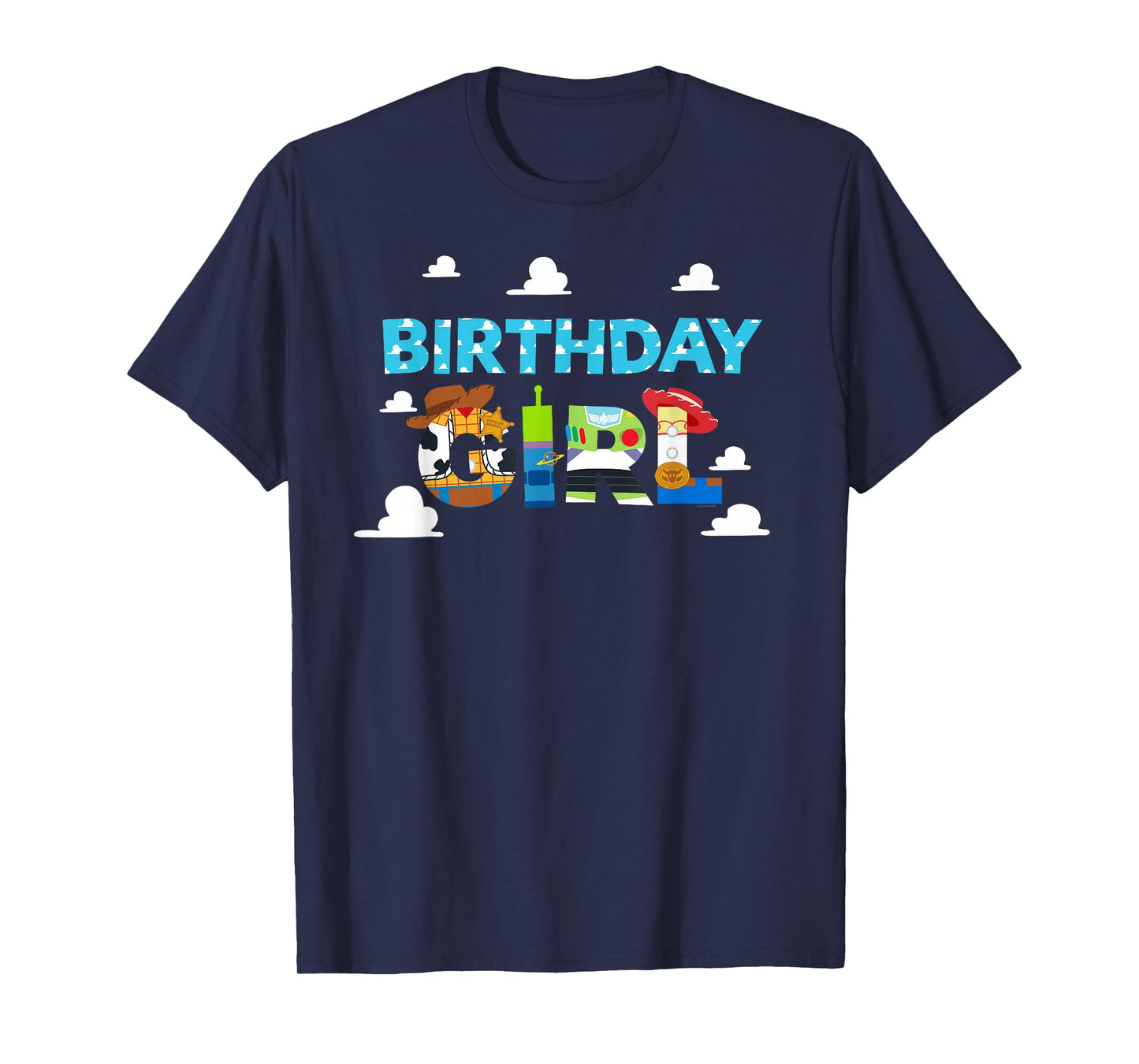 Disney and Pixar’s Toy Story Clouds Birthday Girl T-Shirt
